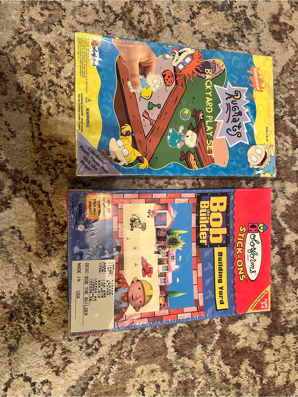 Bob the Builder Building Yard Stick-Ons Sticker Playset - Blue & Red